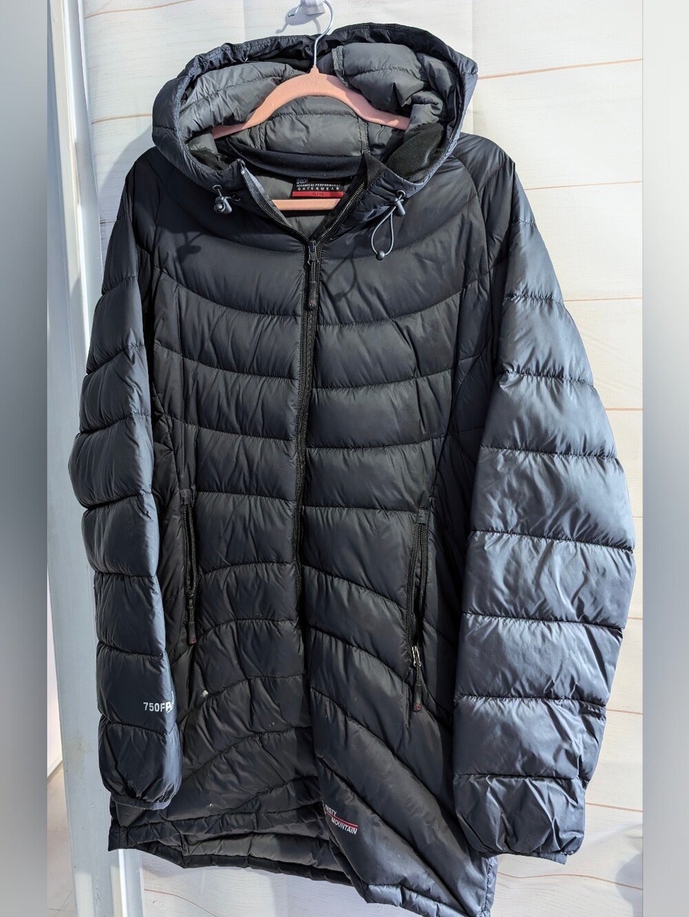 Misty Mountain Lightweight Down Filled  Hooded Puffer Jacket Size XL